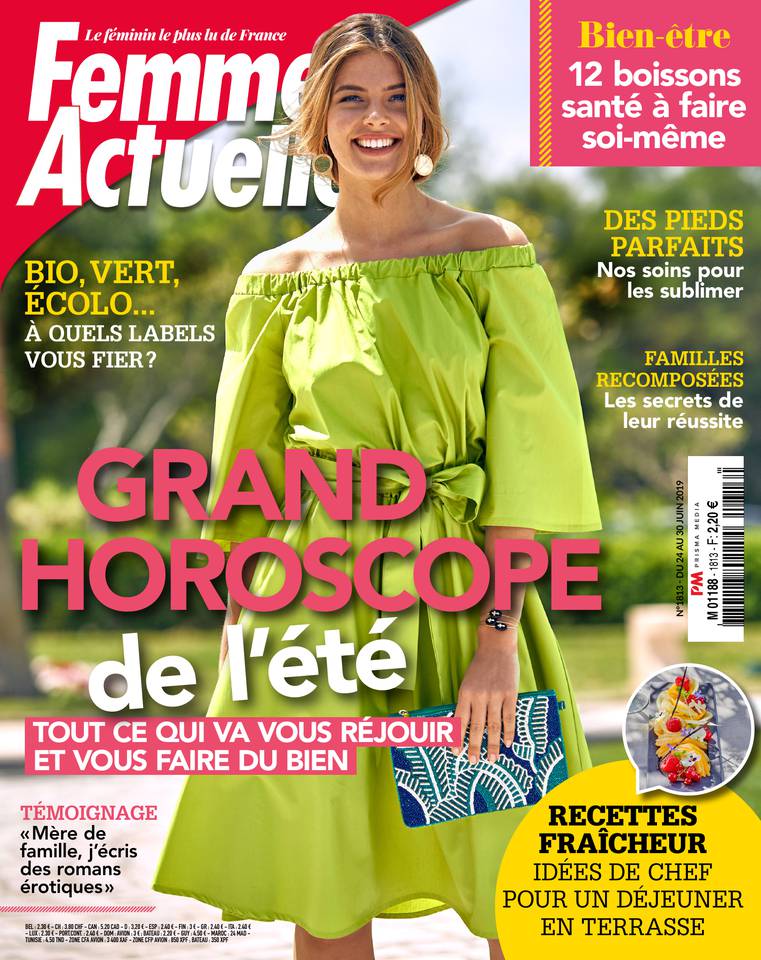 Femme Actuelle 24 juin 2019 Abonnement à Femme Actuelle Pas Cher avec le BOUQUET ePresse.fr