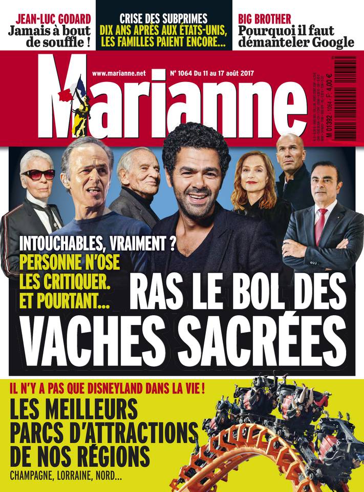 Marianne 11 août 2017 Marianne N°1064 du 11 août 2017 à télécharger sur iPad