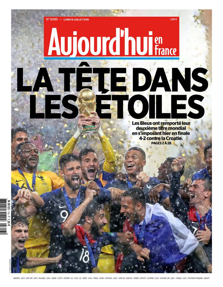 Aujourd'hui en France 16 juillet 2018 Aujourd'hui en France du 16 juillet 2018 à télécharger sur iPad
