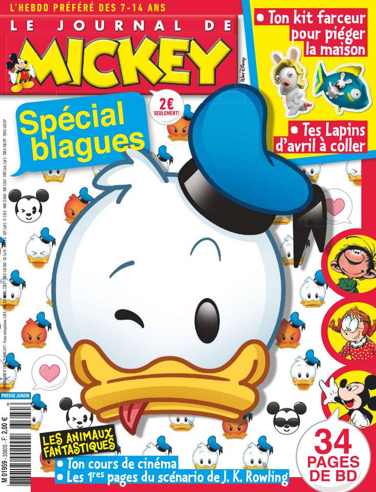 Le Journal de Mickey 29 mars 2017 Le Journal de Mickey N°3380 du 29 mars 2017 à télécharger sur iPad