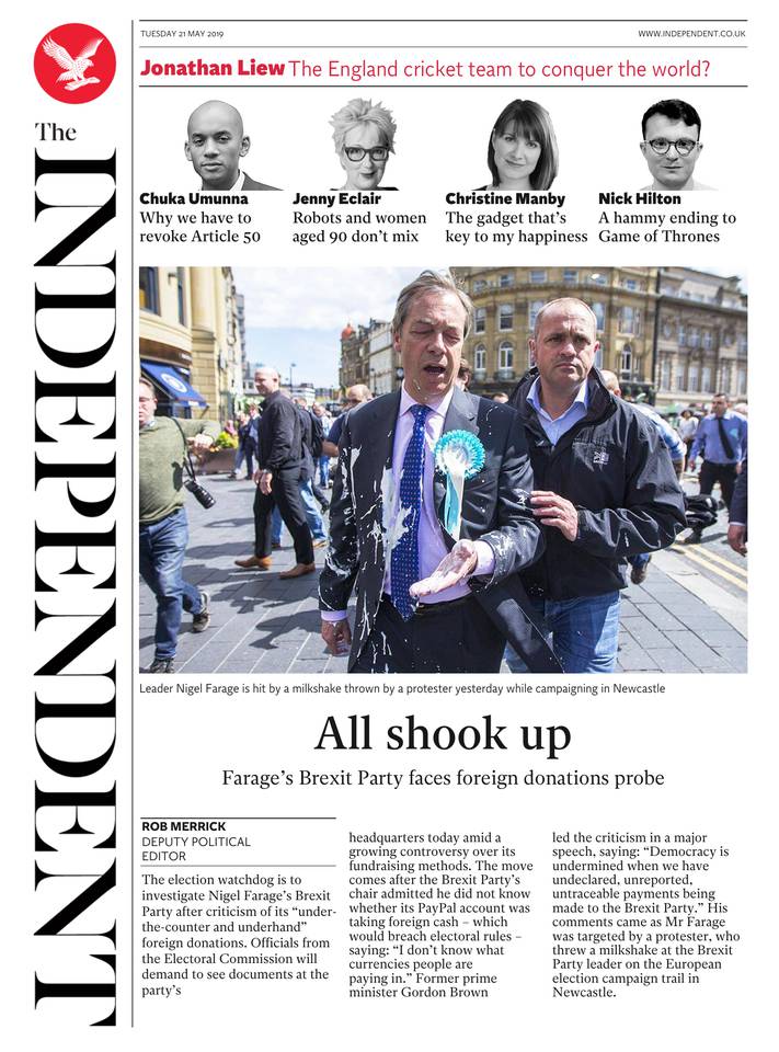 The Independent 21 mai 2019 Abonnement The Independent Pas Cher avec le BOUQUET INFO ePresse.fr