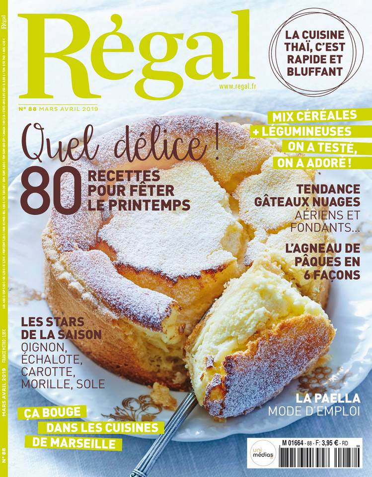 Régal 01 mars 2019 Abonnement Régal Pas Cher avec le BOUQUET À LA CARTE ePresse.fr
