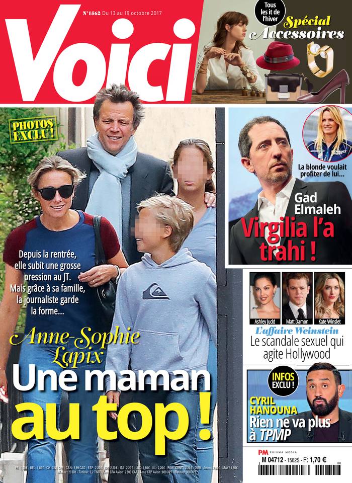 Voici 13 octobre 2017 Voici N°1562 du 13 octobre 2017 à télécharger sur iPad