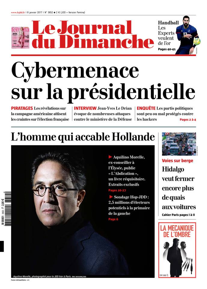 Le Journal du Dimanche 08 janvier 2017 Le Journal du Dimanche N°3652 du 08 janvier 2017 à télécharger sur iPad