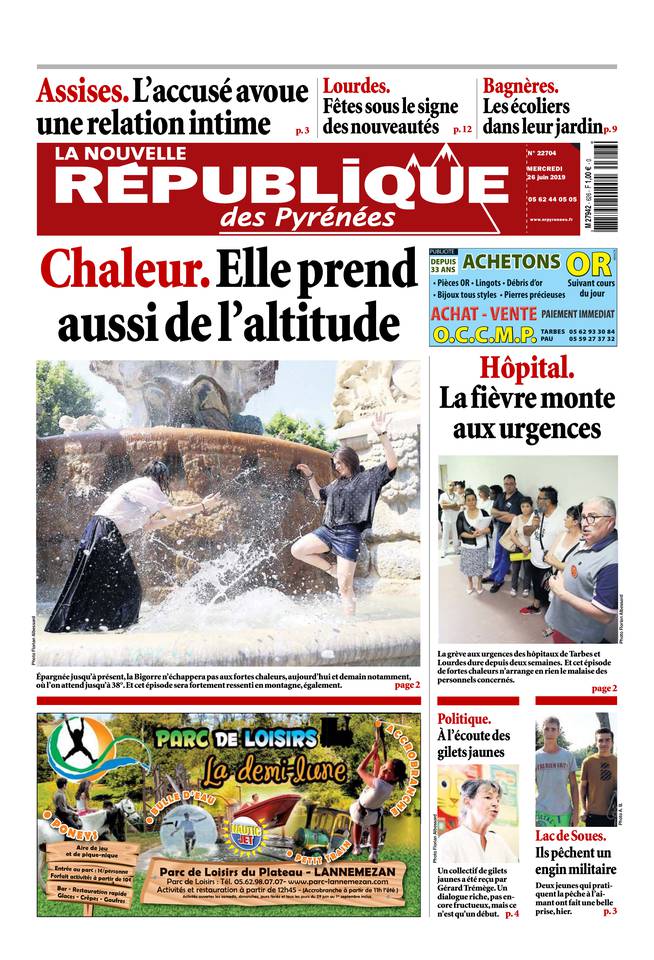 La Nouvelle République des Pyrénées 26 juin 2019 La Nouvelle République des Pyrénées du 26 juin 2019