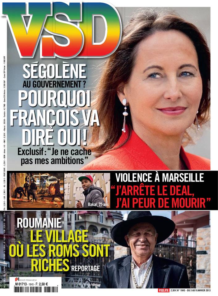 VSD 03 janvier 2013 VSD N°1845 du 03 janvier 2013 à télécharger sur iPad