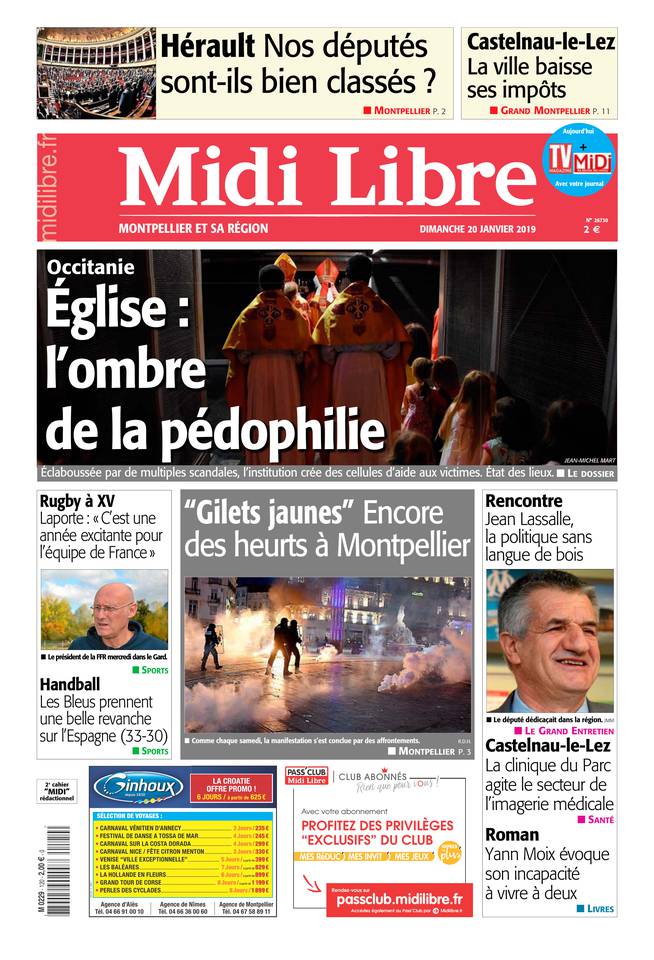 Midi Libre 20 janvier 2019 Abonnement à Midi Libre Pas Cher avec le BOUQUET INFO ePresse.fr