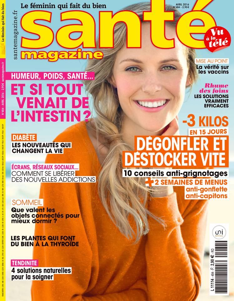 Santé Magazine 01 mars 2016 Santé Magazine N°484 du 01 mars 2016 à télécharger sur iPad
