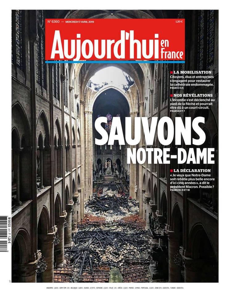 Aujourd'hui en France 17 avril 2019 Aujourd'hui en France du 17 avril 2019 à télécharger sur iPad
