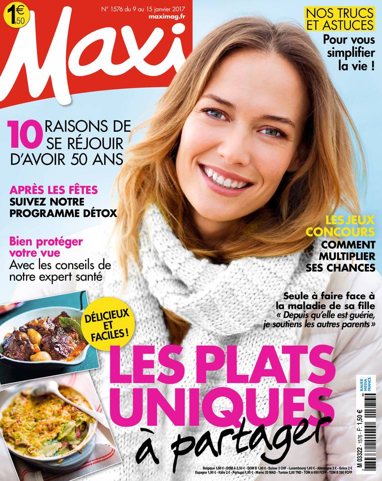 MAXI 09 janvier 2017 MAXI N°1576 du 09 janvier 2017 à télécharger sur iPad