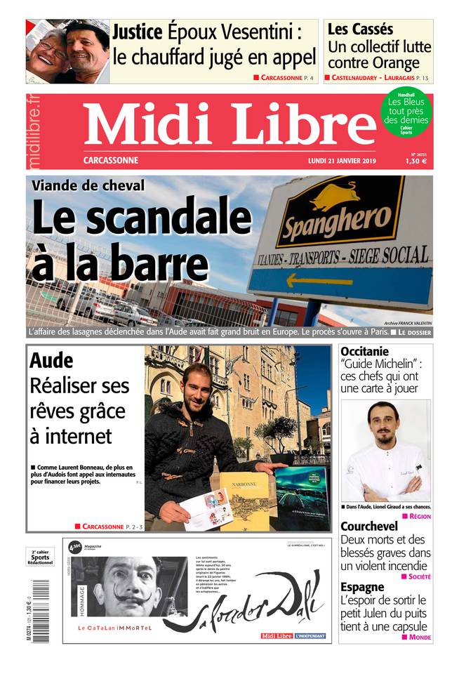 Midi Libre 21 janvier 2019 Abonnement à Midi Libre Pas Cher avec le BOUQUET INFO ePresse.fr