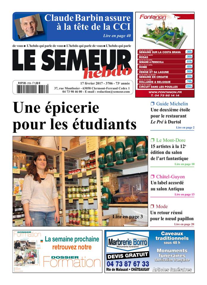 Le Semeur Hebdo 17 février 2017 Le Semeur Hebdo du 17 février 2017 à télécharger sur iPad