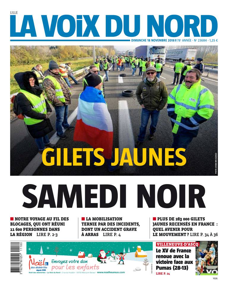 La Voix du Nord 18 novembre 2018 La Voix du Nord du 18 novembre 2018 à télécharger sur iPad