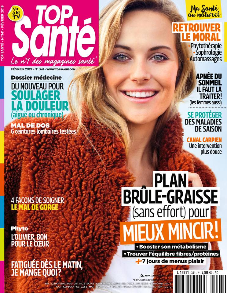 Top Santé 03 janvier 2019 Abonnement Top Santé Pas Cher avec le BOUQUET ePresse.fr