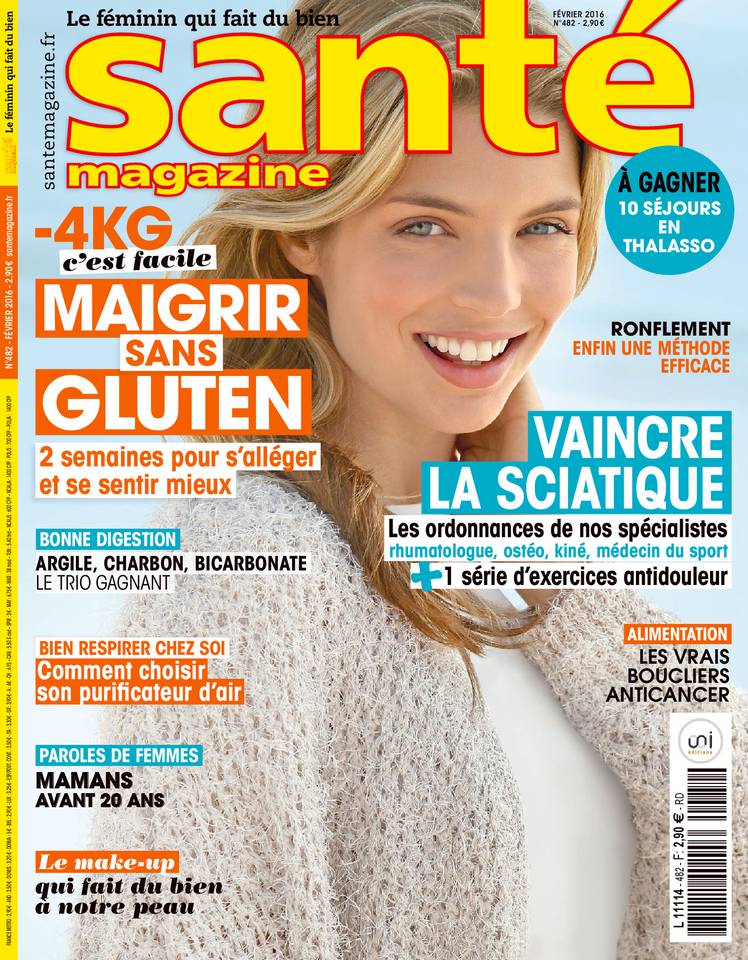 Santé Magazine 05 janvier 2016 Santé Magazine N°482 du 05 janvier 2016 à télécharger sur iPad