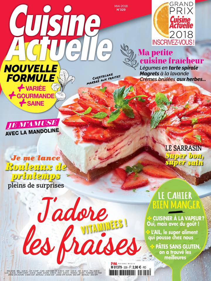 Cuisine Actuelle 01 mai 2018 Cuisine Actuelle N°329 du 01 mai 2018 à télécharger sur iPad