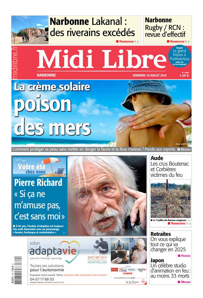 Midi Libre 19 juillet 2019 Abonnement à Midi Libre Pas Cher avec le BOUQUET INFO ePresse.fr