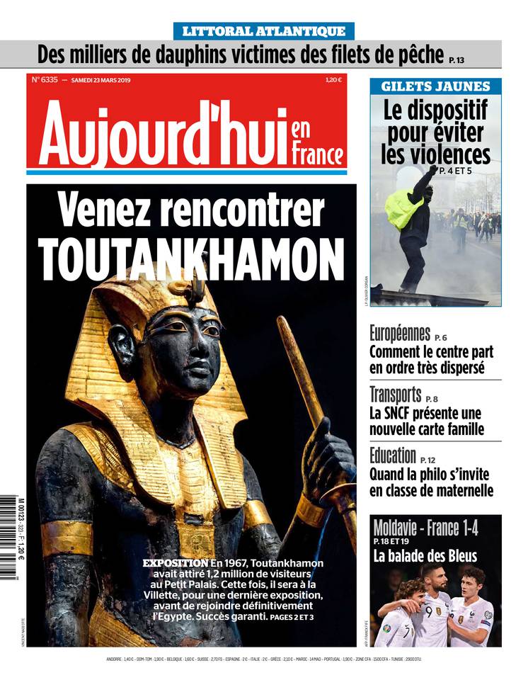 Aujourd'hui en France 23 mars 2019 Aujourd'hui en France du 23 mars 2019 à télécharger sur iPad