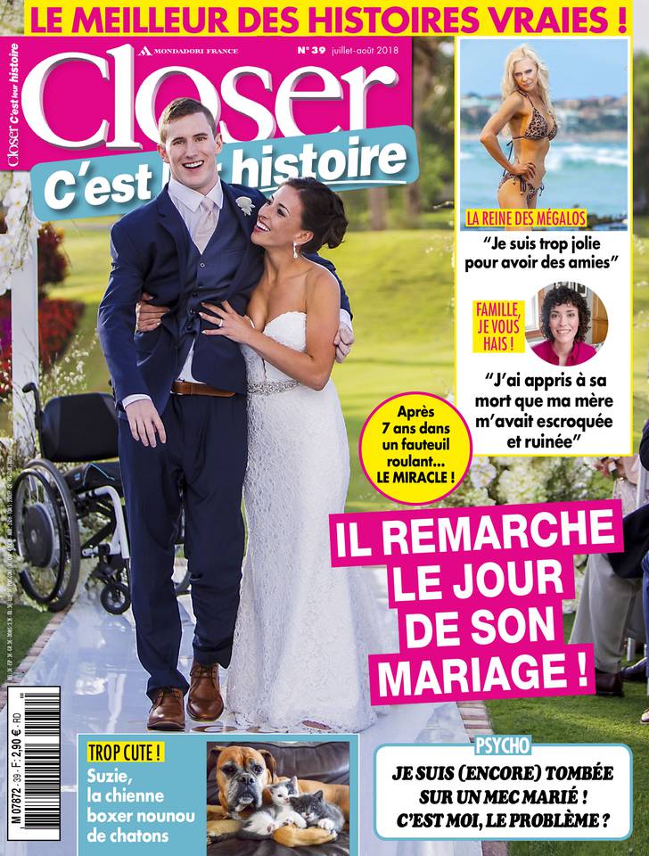 Closer c'est leur histoire 29 juin 2018 Abonnement Closer c'est leur histoire Pas Cher avec le BOUQUET ePresse.fr