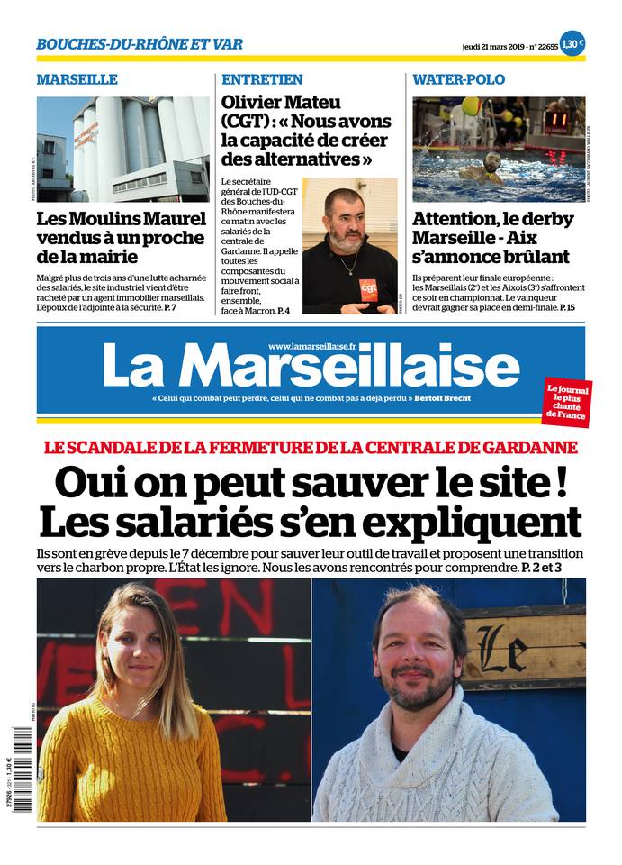 La Marseillaise 21 mars 2019 Abonnement La Marseillaise Pas Cher avec BOUQUET INFO ePresse.fr