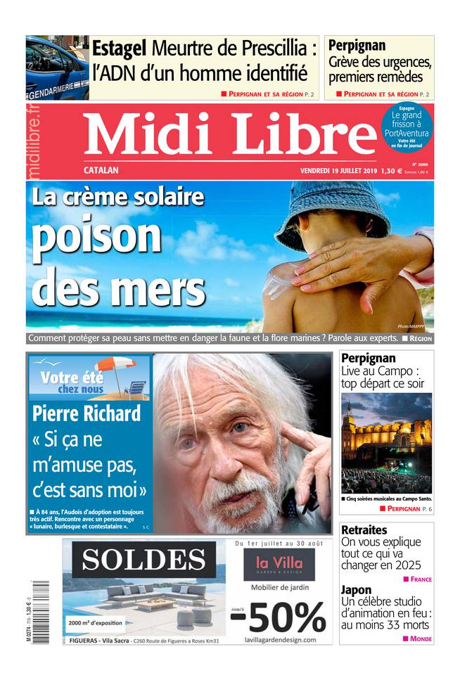 Midi Libre 19 juillet 2019 Abonnement à Midi Libre Pas Cher avec le BOUQUET INFO ePresse.fr