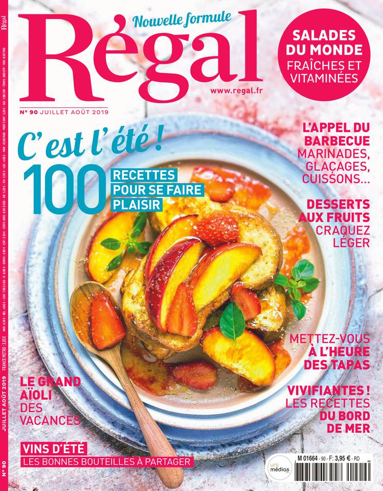 Régal 28 juin 2019 Abonnement Régal Pas Cher avec le BOUQUET À LA CARTE ePresse.fr