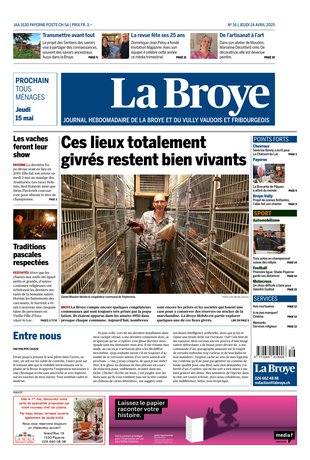 Couverture du magazine en date du 2025-04-24