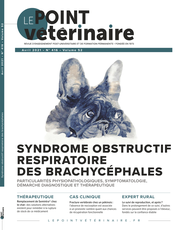 Couverture du dernier numero du Point Vétérinaire