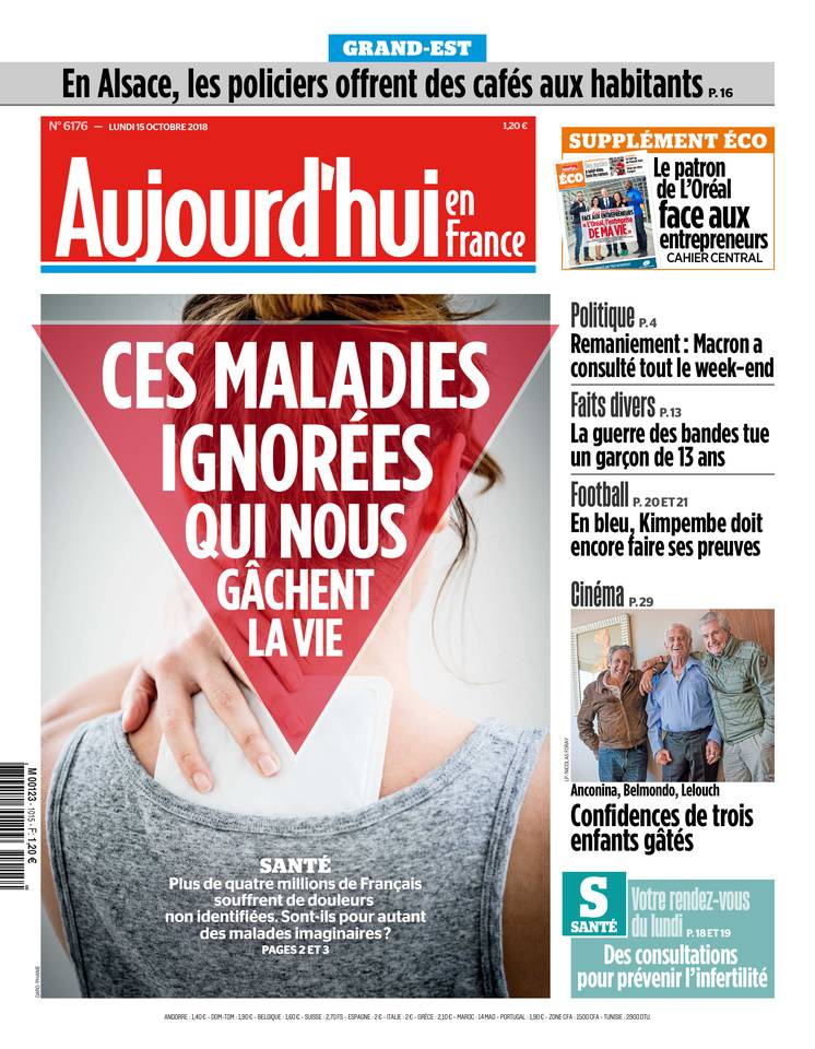 Aujourd'hui en France 15 octobre 2018 Aujourd'hui en France du 15 octobre 2018 à télécharger sur iPad