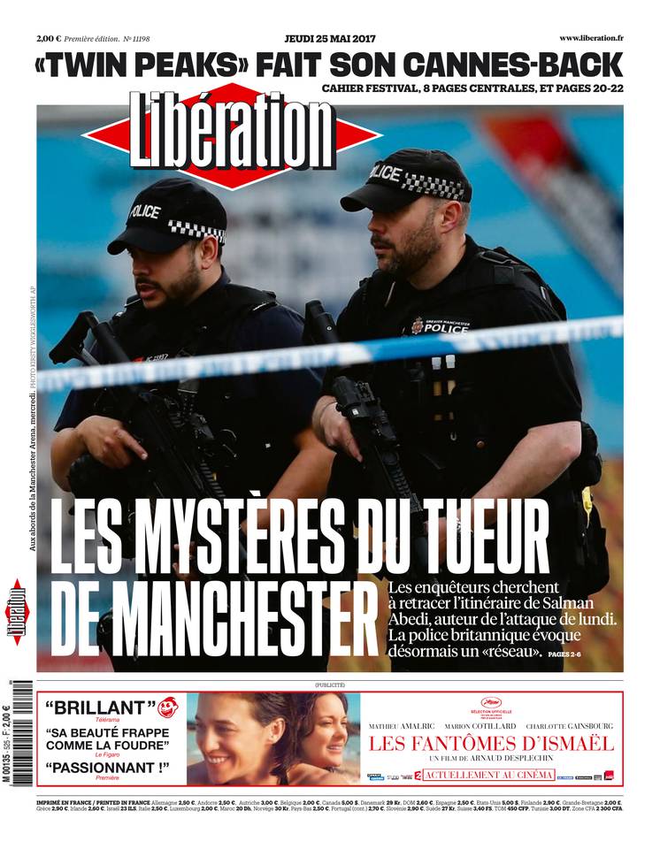 Libération 25 mai 2017 Abonnement à Libération Pas Cher avec le BOUQUET INFO ePresse.fr