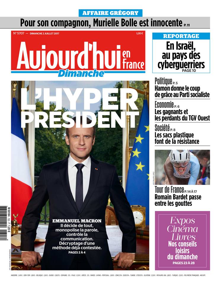 Aujourd'hui en France 02 juillet 2017 Aujourd'hui en France du 02 juillet 2017 à télécharger sur iPad