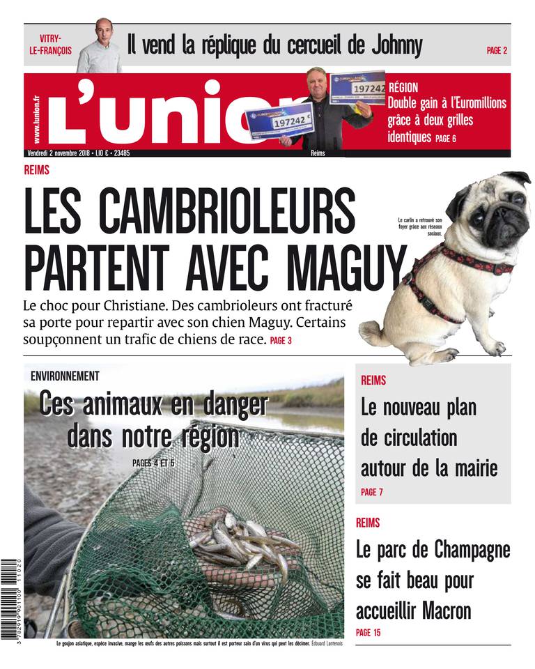 L'Union Ardennes 02 novembre 2018 L'Union Ardennes du 02 novembre 2018 à télécharger sur iPad