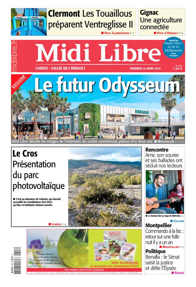 Midi Libre 22 mars 2019 Abonnement à Midi Libre Pas Cher avec le BOUQUET INFO ePresse.fr