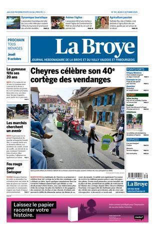 Couverture du magazine en date du 2025-10-02