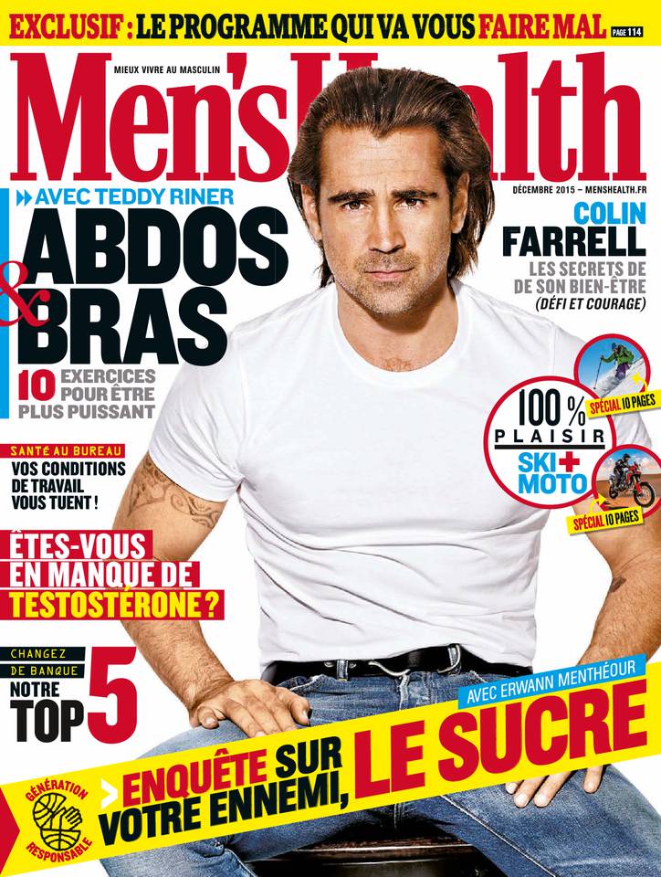 Men's Health 17 novembre 2015 Abonnement Men's Health Pas Cher avec le BOUQUET ePresse.fr