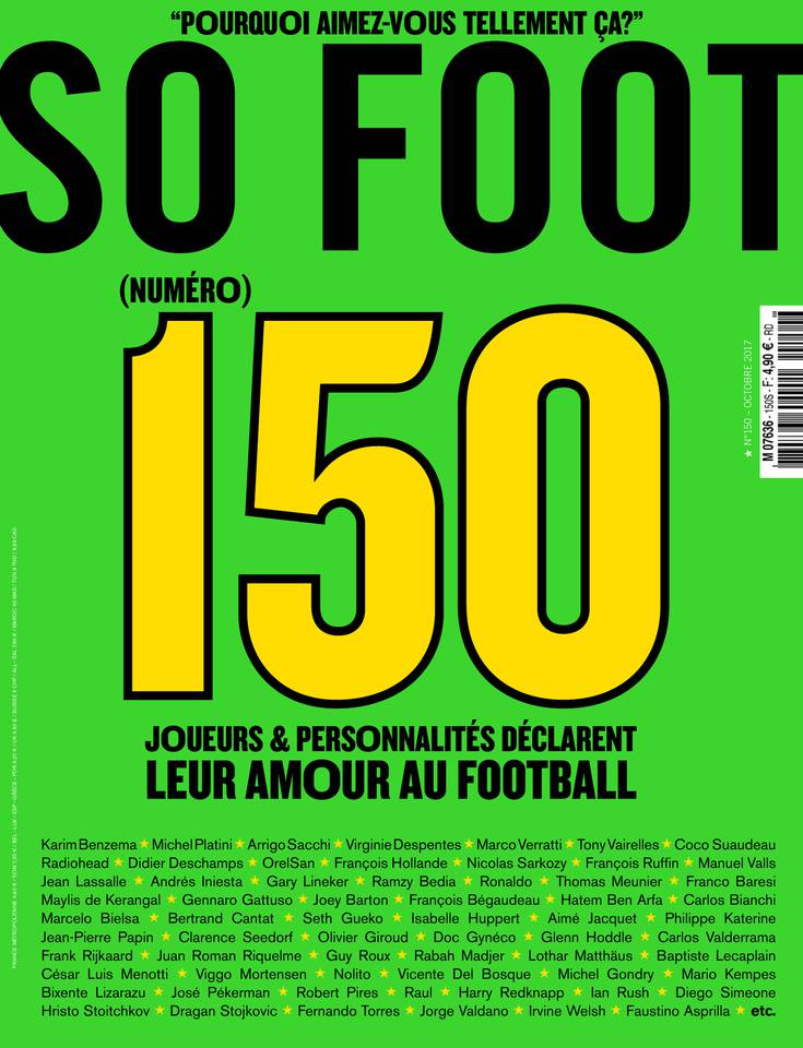 SO FOOT 05 octobre 2017 Abonnement SO FOOT avec le BOUQUET ePresse.fr