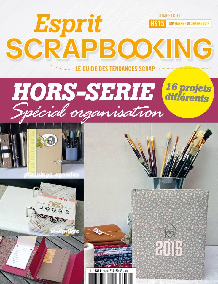 Esprit Scrapbooking Hors-Série 01 novembre 2014 Abonnement Esprit Scrapbooking Hors-série Pas Cher avec le BOUQUET ePresse.fr