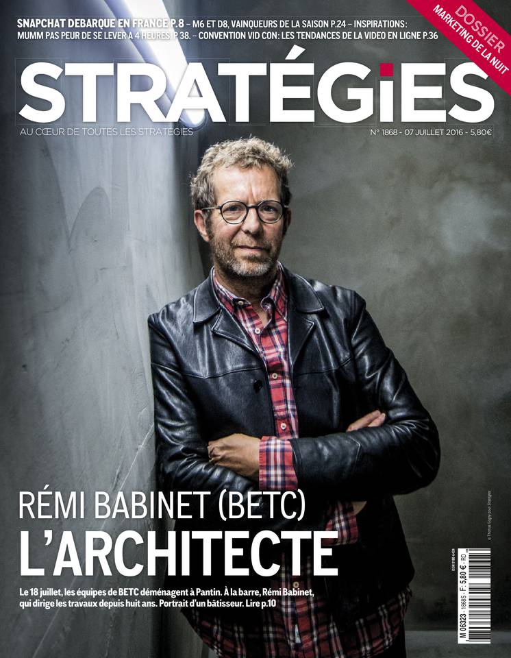 Stratégies 07 juillet 2016 Stratégies N°1868 du 07 juillet 2016 à télécharger sur iPad