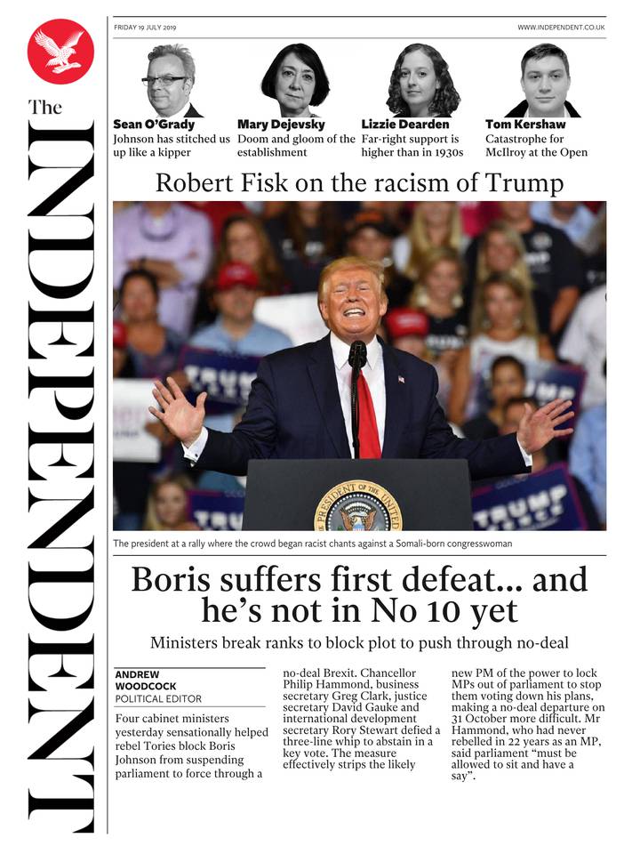 The Independent 19 juillet 2019 Abonnement The Independent Pas Cher avec le BOUQUET INFO ePresse.fr