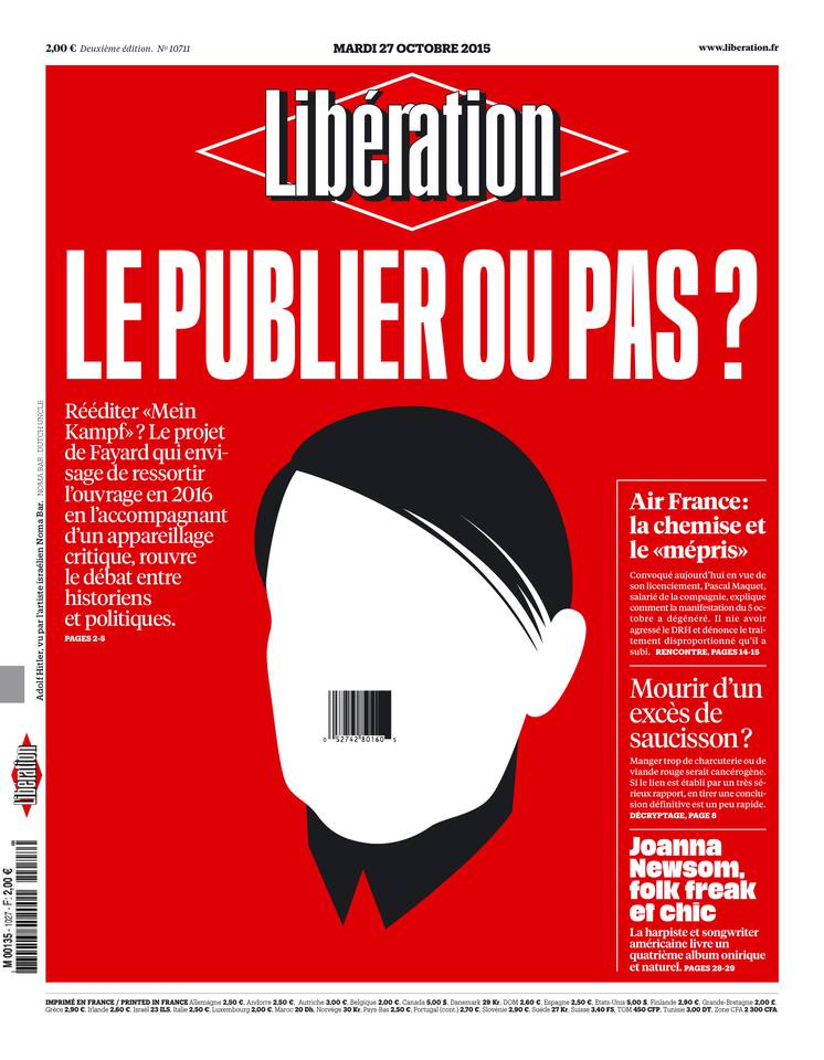 Libération 27 octobre 2015 Libération du 27 octobre 2015 à télécharger sur iPad