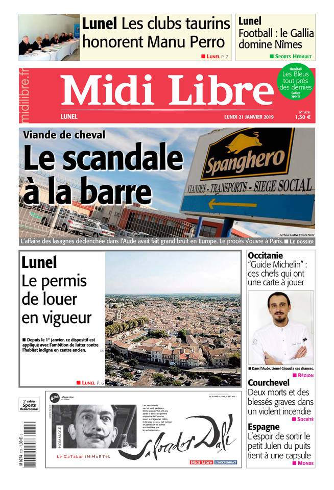 Midi Libre 21 janvier 2019 Abonnement à Midi Libre Pas Cher avec le BOUQUET INFO ePresse.fr