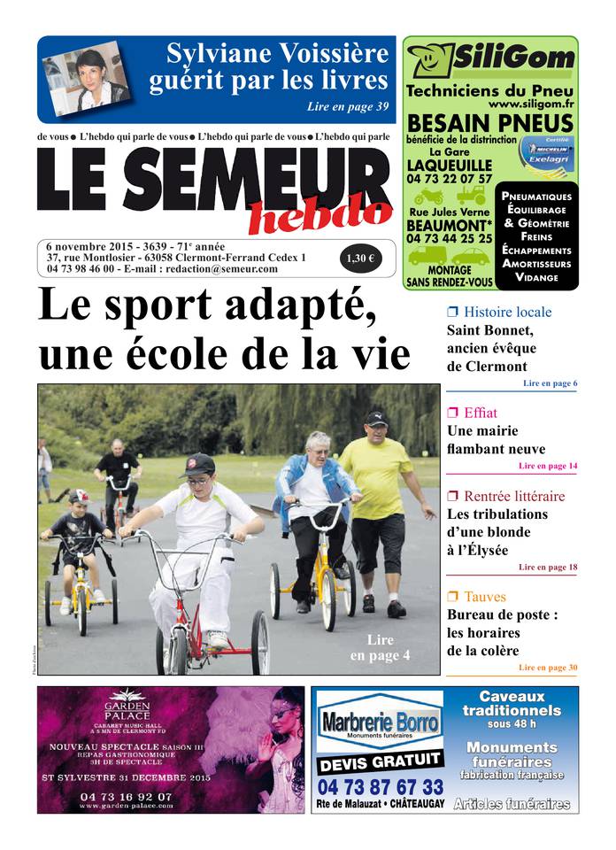 Le Semeur Hebdo 06 novembre 2015 Le Semeur Hebdo N°3639 du 06 novembre 2015 à télécharger sur iPad