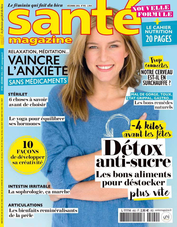 Santé Magazine 02 novembre 2016 Santé Magazine N°492 du 02 novembre 2016 à télécharger sur iPad