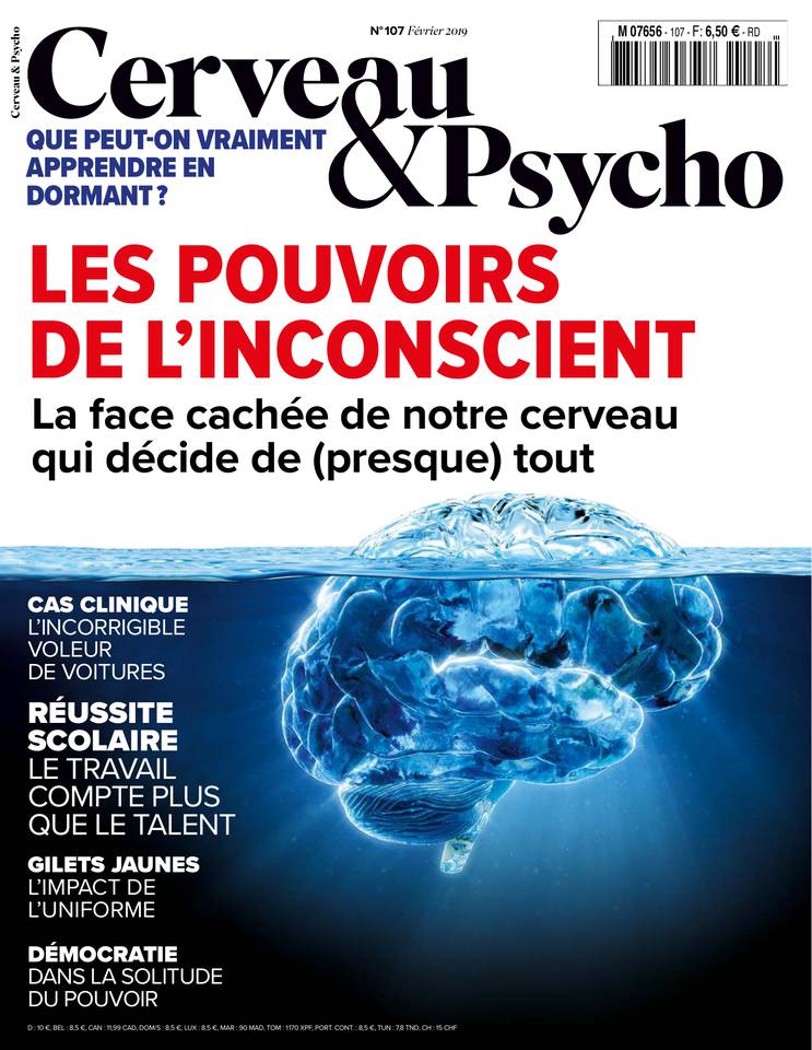 Cerveau & Psycho 23 janvier 2019 Abonnement Cerveau & Psycho Pas Cher avec le BOUQUET ePresse.fr