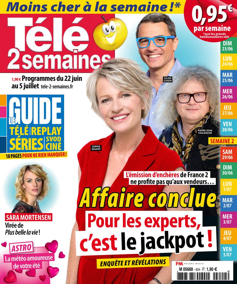 Télé 2 Semaines 17 juin 2019 Télé 2 Semaines du 17 juin 2019