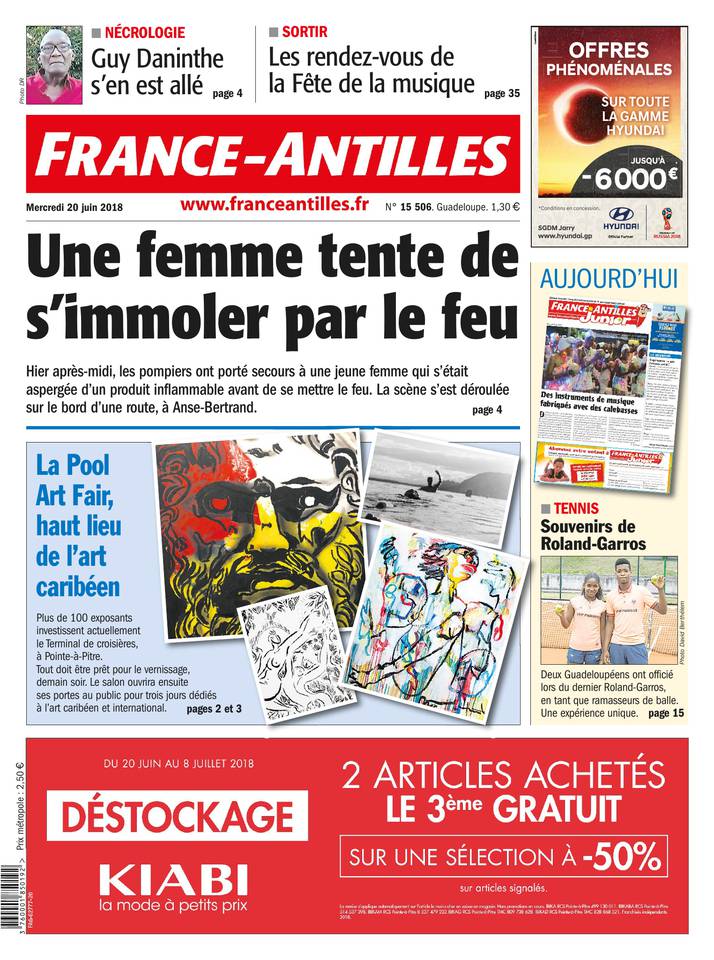 France-Antilles Guadeloupe 20 juin 2018 Abonnement France-Antilles Guadeloupe Pas Cher avec le BOUQUET ePresse.fr