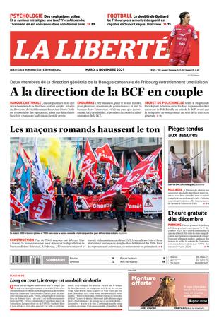 Couverture du magazine en date du 2025-11-04