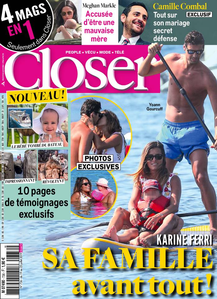 Closer 19 juillet 2019 Abonnement à Closer Pas Cher avec le BOUQUET À LA CARTE ePresse.fr