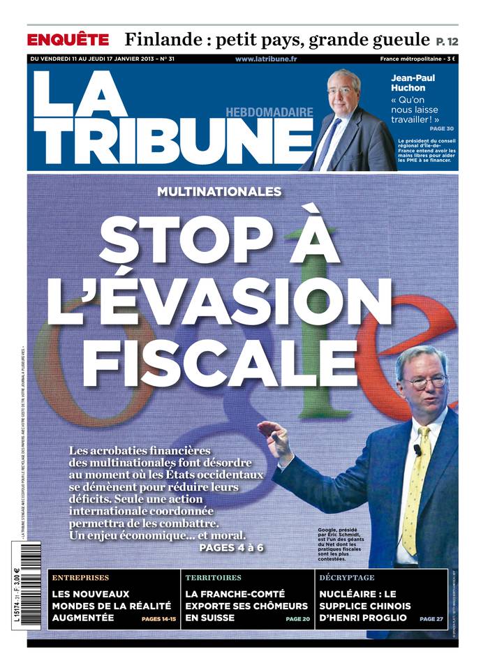 La Tribune Hebdomadaire 11 janvier 2013 La Tribune Hebdomadaire du 11 janvier 2013 à télécharger sur iPad