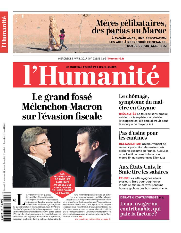 L'Humanité 05 avril 2017 L'Humanité du 05 avril 2017 à télécharger sur iPad